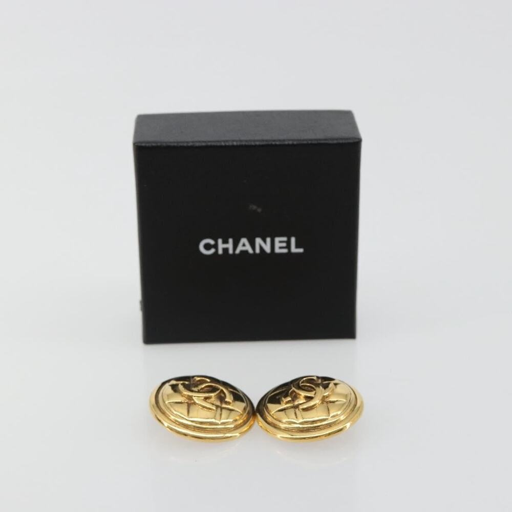 Chanel CC Earring Gold